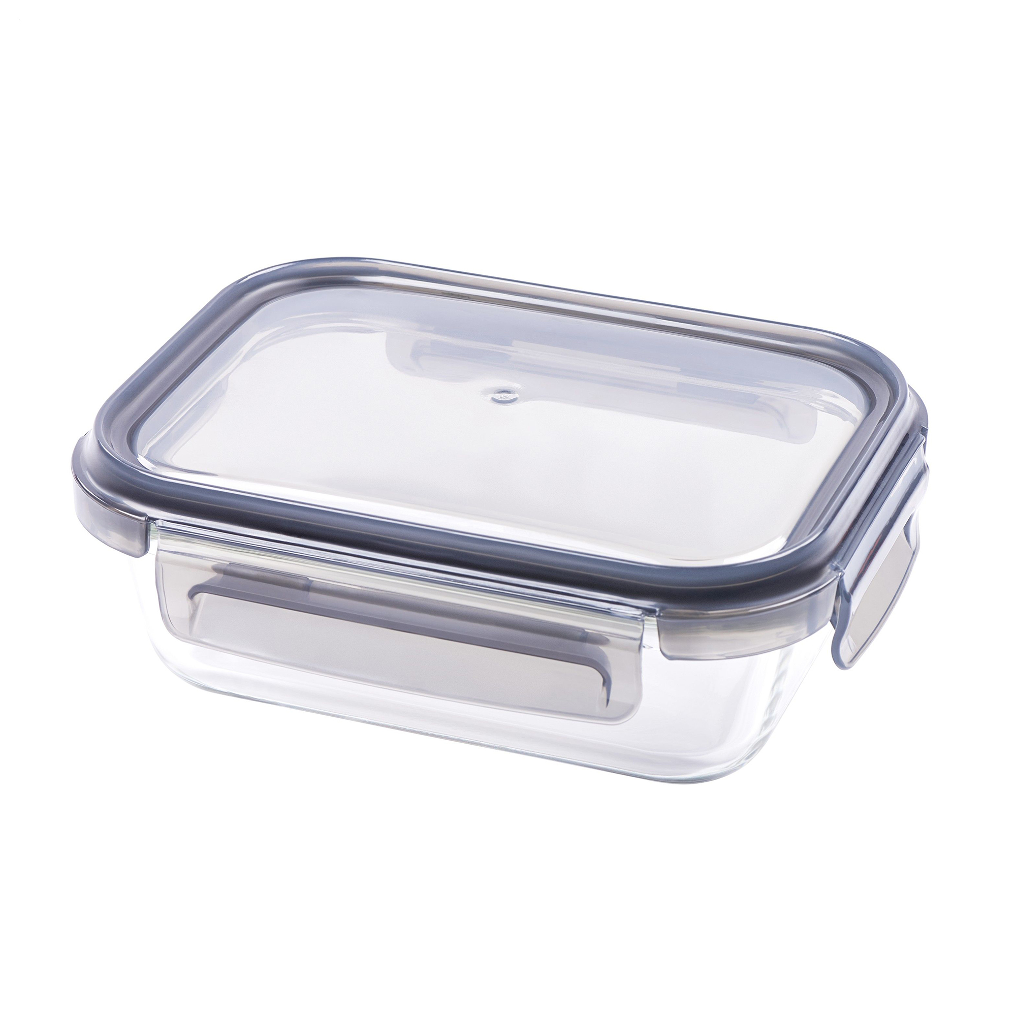 Контейнер для зберігання продуктів Krauff Artglas з кришкою, 169*124*54 мм, 600 мл (29-298-026)